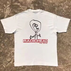 Radio head White Graphic T-Shirt